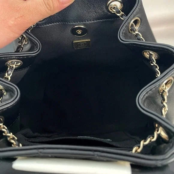 Chanel Lambskin CC Duma Backpack - Picture 6 of 8
